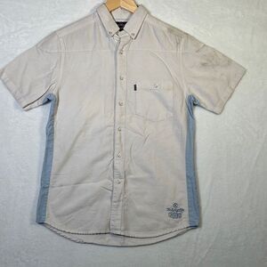 Crooks and castle 100% cotton mens button down casual‎ mens small